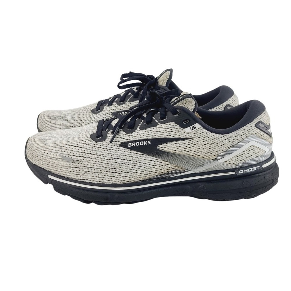 Brooks, Athletic, Performance, Road Running Shoes, Mens SIze 10 Grey Black White